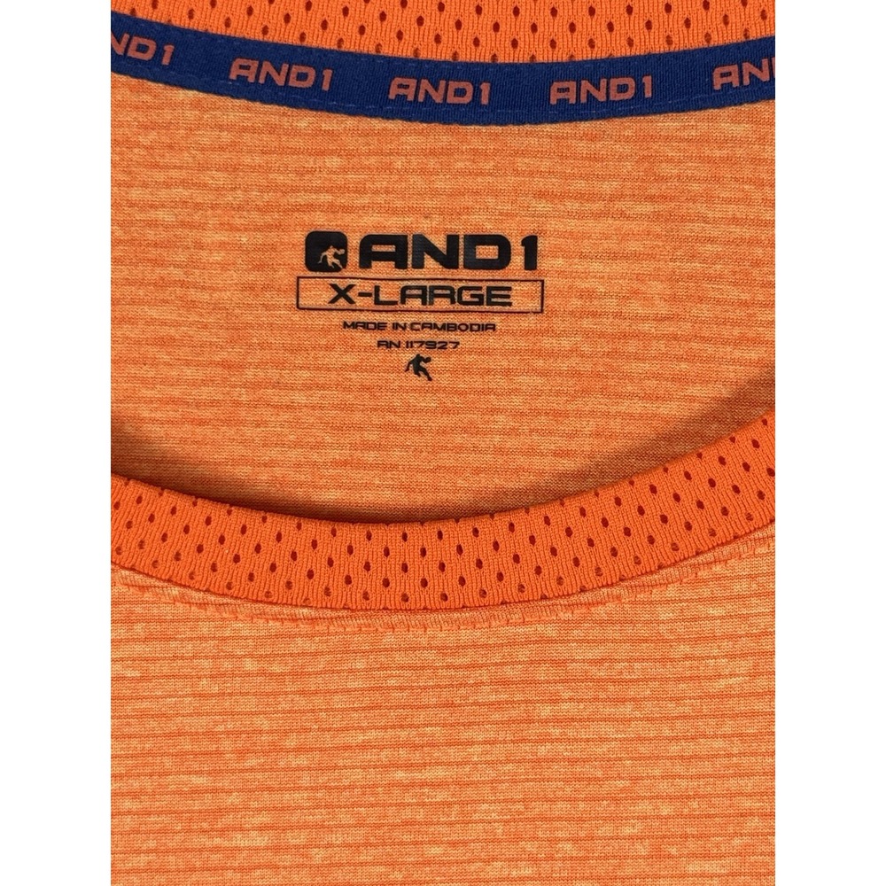 And 1 Sleeveless Shirt Orange Size‎ XL - Picture 3 of 11